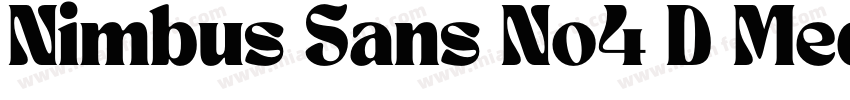 Nimbus Sans No4 D Medium字体转换